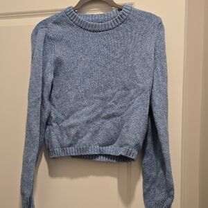 American Eagle Outfitters Light Blue Crew Neck Sweater